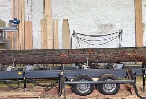 Horizontal log bandsaw Trak-met TTP-600 PREMIUM PLUS Mobile