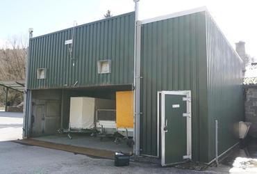 Fresh exhaust air drying chamber / heat treatment plant HB Groep
