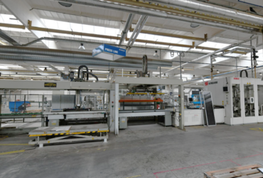 Feed-through veneer press Sergiani LAS Plus