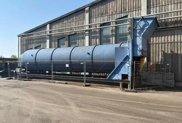 Drum dryer / firewood drying system S&Ü SHT 50