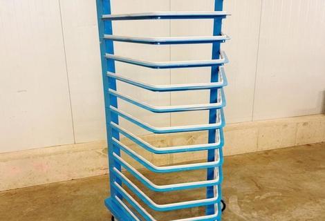 Commissioning trolley / paint drying trolley Reinhold Beck Maschinenbau Trapez
