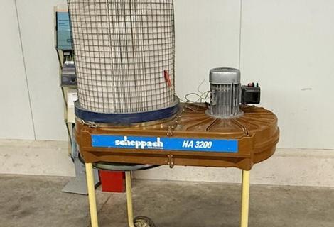 Mobile extraction unit / mobile dust extractor Scheppach HA 3200