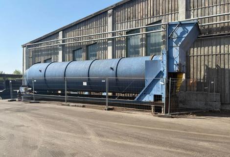 Drum dryer / firewood drying system S&Ü SHT 50
